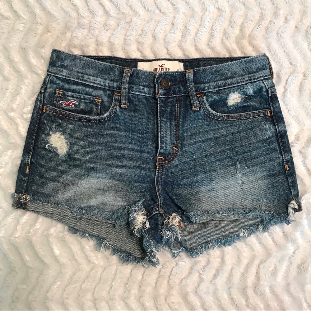 Hollister High Rise Jean Shorts
